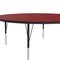 Correll Round Adjustable Height Activity Kids School Table, High Pressure Laminate, Red A60-RND-35 - alternate 2